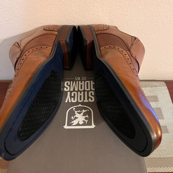 NWT Bayne Leather Cap Toe Double Monk Strap Dress Shoes - Picture 3 of 4